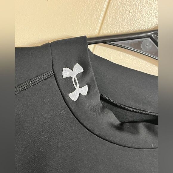 Under Armour UA ColdGear Fitted Compression Shirt Long Sleeve Fleece Sz XL - Picture 2 of 7